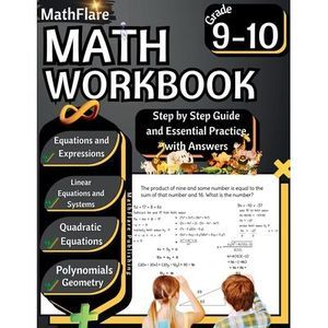 MathFlare - Math Workbook 9th and 10th Grade: Math Workbook Grade 9-10: Equation